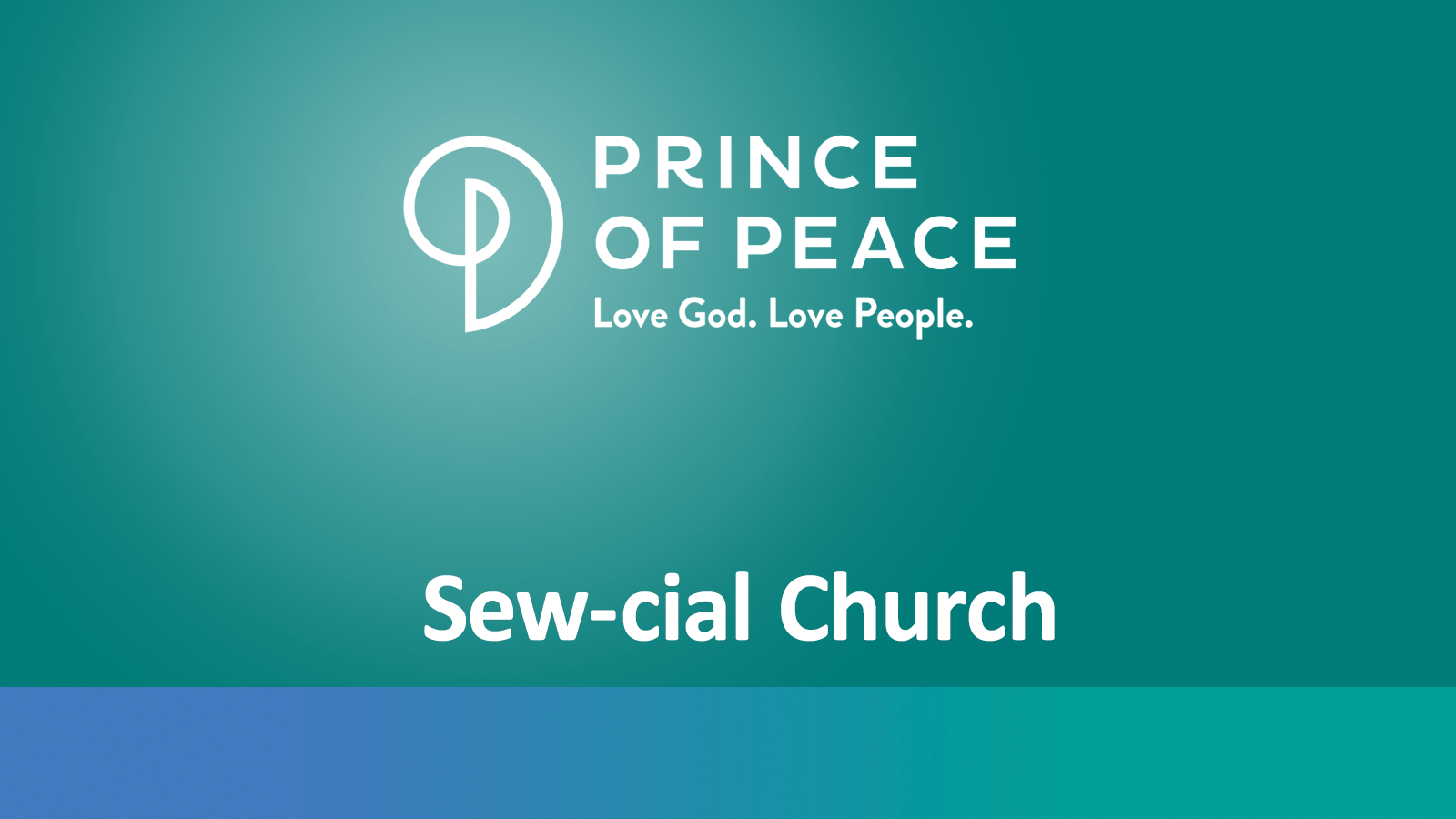 Prince of Peace sew-cial church