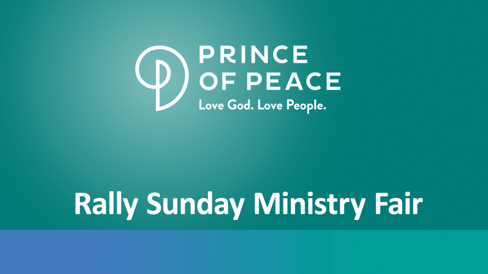Rally Sunday Ministry Fair